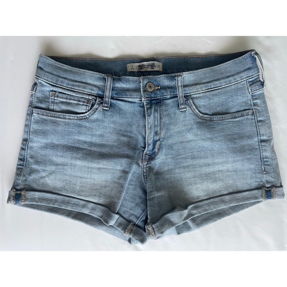 Abercrombie & Fitch Low-rise Denim Shorts